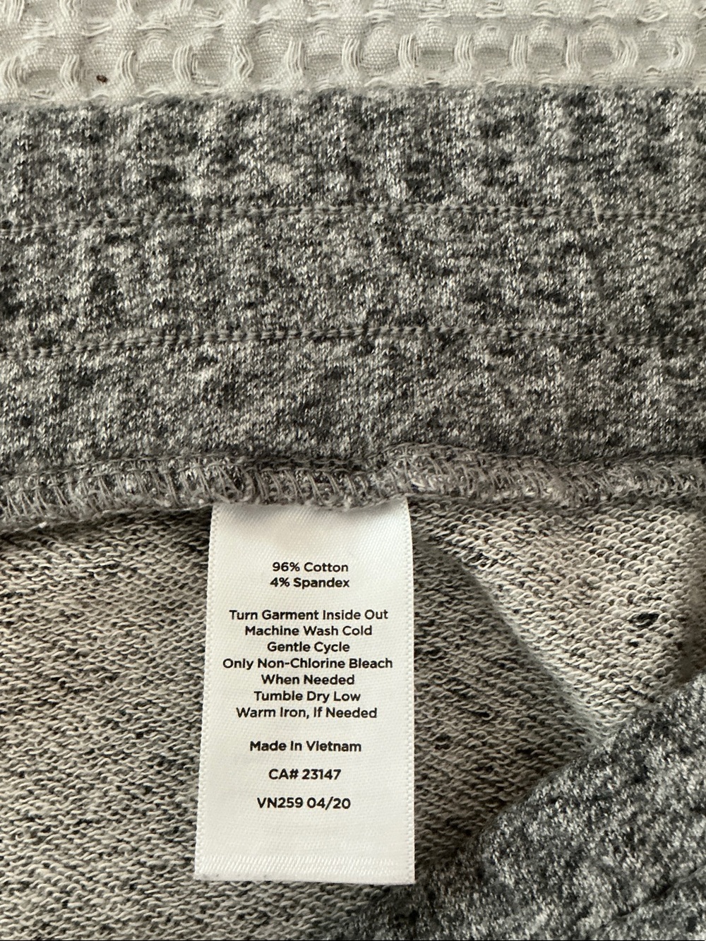 T by Talbots Gray Heather Knit Joggers with Drawstring size Medium - Picture 4 of 10